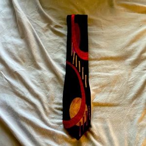 Screenplay beautiful tie by Martin Wong . Another cool cat tie
